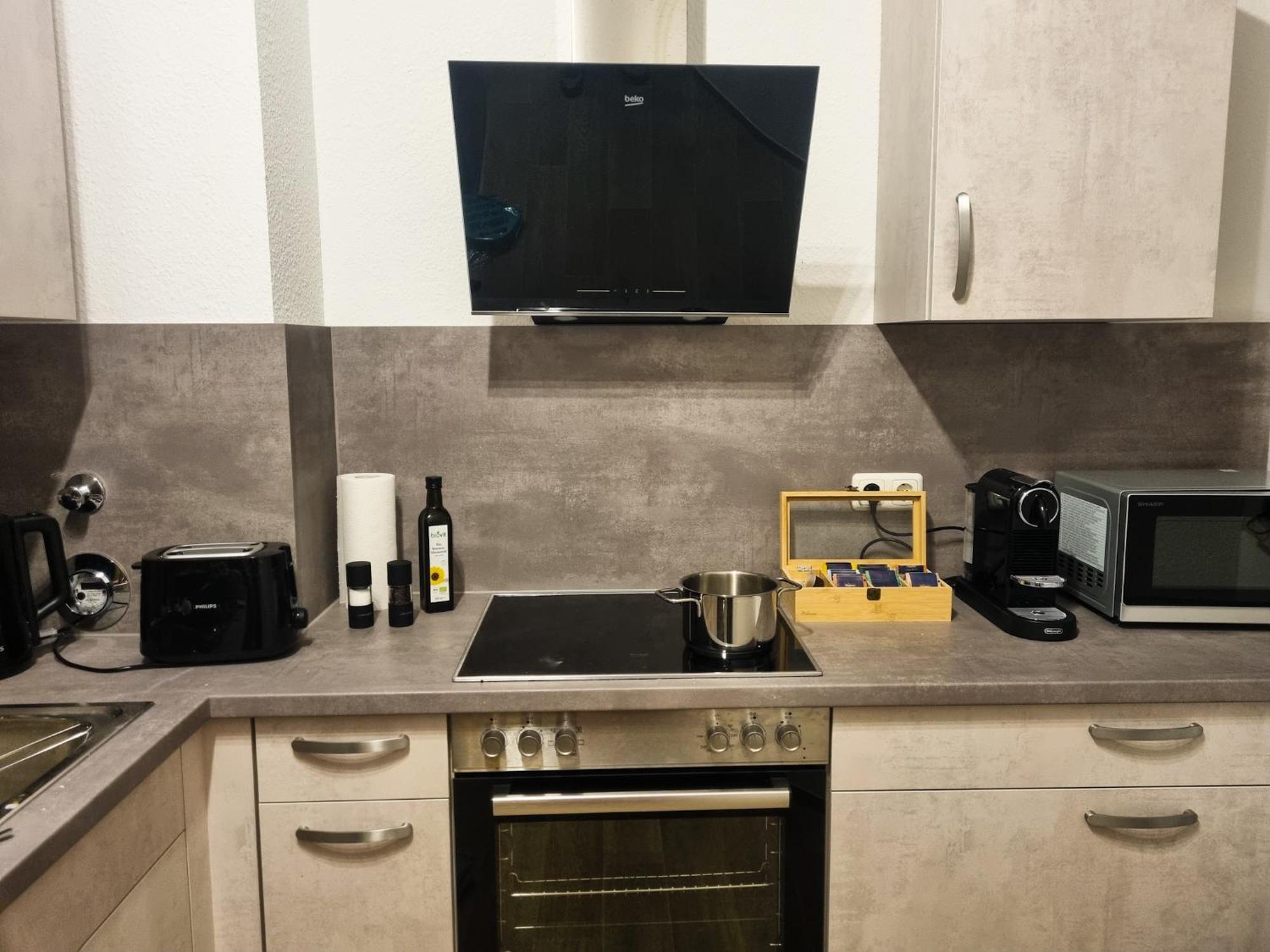 Maremar - Design Maisonette Altstadt - 4 Pers - 57Qm - Luxus Boxspringbett - Kueche - Arbeitsplatz - Privater Parkplatz Greiz Exterior foto