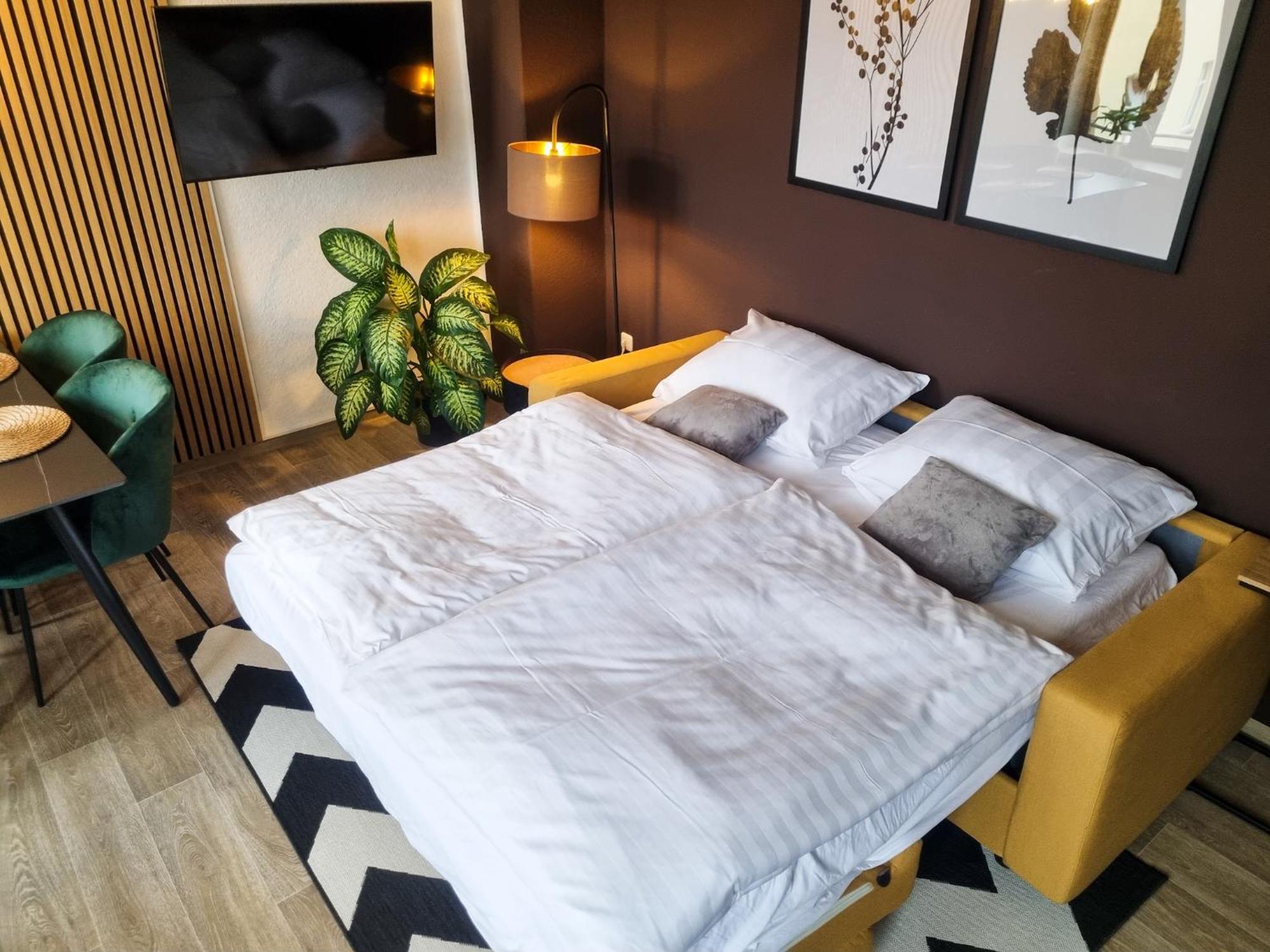 Maremar - Design Maisonette Altstadt - 4 Pers - 57Qm - Luxus Boxspringbett - Kueche - Arbeitsplatz - Privater Parkplatz Greiz Exterior foto